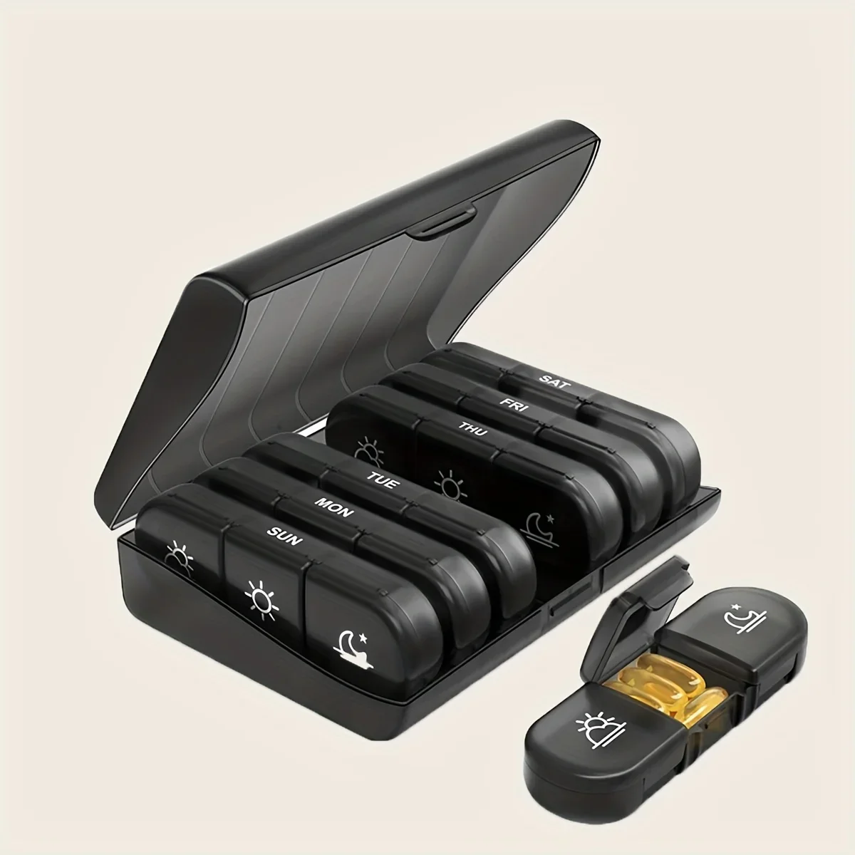 1PC Weekly Pill Box 21 Compartments Large Capacity