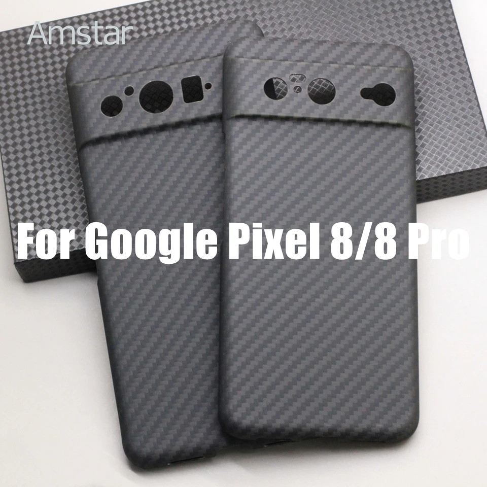 100% Carbon Fiber Case For Google Pixel 8/8 Pro Genuine Aramid