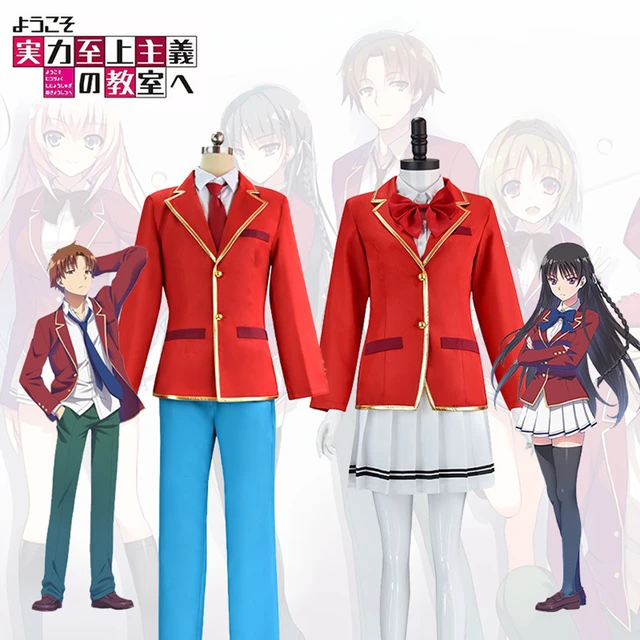 Sala De Aula Da Elite Ayanokoji Kiyotaka Escola Uniforme Cosplay