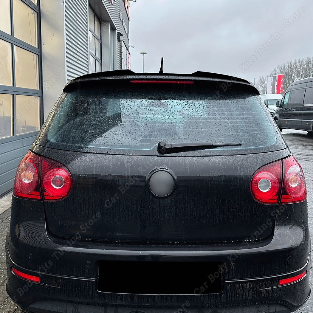 폭스 바겐 골프 5 MK5 GTI R32 2004-2009 용 전용 후면 지붕 스포일러 부츠 립 고품질 ABS 후면 상자 장식 날개