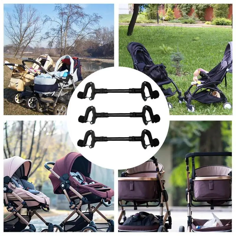 Adjustable Twin Stroller Connector for Double Strollers
