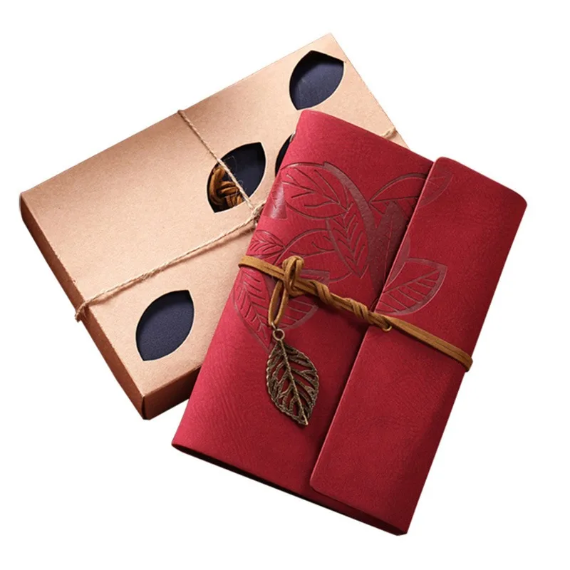 Spiral Notebook Retro Diary Antique PU Leather Notebook A7 Replaceable Stationery Gift Travel Journal weekly planner planners