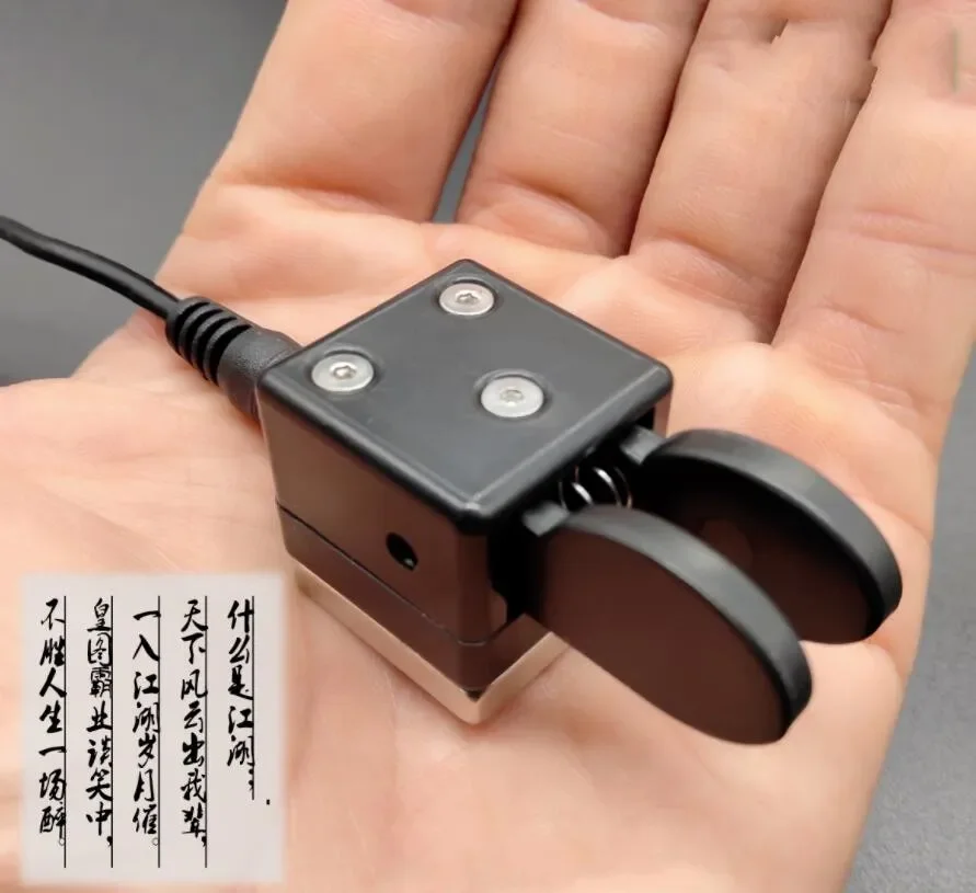 A Mini Dual Paddle Key Morse Key CW Key Automatic Base Magnetic Adsor ...