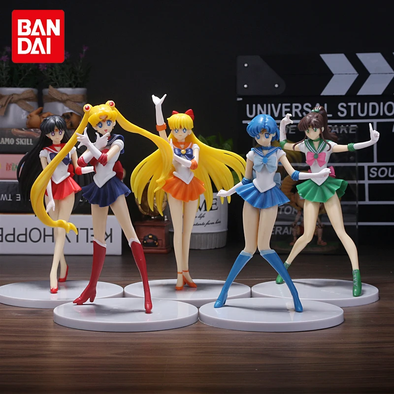 귀여운 긴 귀 토끼 봉제 베개와 빅사이즈 토끼 인형의 세트, 부드러운 동물 쿠션, 여아를 위한 생일과 크리스마스 선물, 30cm 크기의 인형 11 세일러문 애니메이션 피규어 미즈노 아미 츠키노 우사기 히노 레이 아이노 미나코 액션 피규어 모델, 귀여운 인형 데스크탑 장식품, 5 개