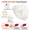 YIKOOLIN UV LED Nail Lamp Professional Nail Dryer Gel Polish Light UV Nail Light with 4 Timer Setting Curing Gel Toe Nails 3