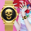 LIGE Creative Skull Design Watch Ladies Top Brand Luxury Women Watch Fashion Waterproof Quartz Watches For Women Montre Femme 1