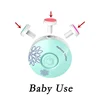 Baby Nail Care Trimmer Electric Kids Nail Pedicure Clippers Cutter Infant Polisher Scissors 6pcs Grinding Head For Newborn 5