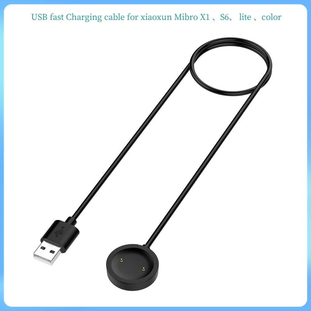 

3pcs/lot USB fast Charging cable for xiaoxun Mibro X1 s6 lite Watch Charger adapter Smart Wristband Accessories
