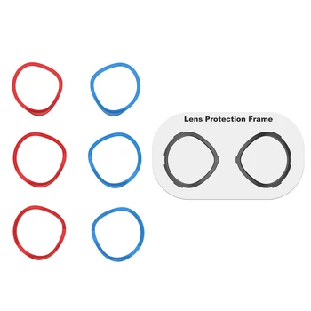 실리콘 내구성 렌즈 스크래치 방지 링 교체 VR 액세서리 헤드셋, Oculus Quest 2 용, 휴대용 빛 누출 방지