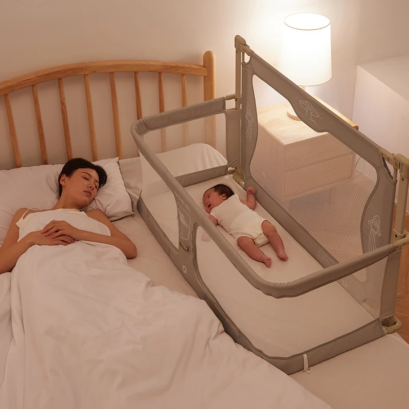 BedroomQuarantineBabySafetyFenceBedInBedKidSleepingSimple