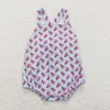 Wholesale Kids Children Crawfish Romper Toddler Newborn Summer Sleeveless One-piece Matching Baby Boy Girl overalls Clothing 4
