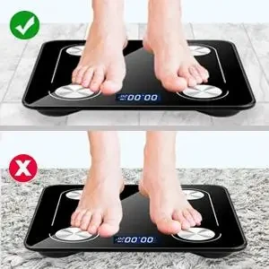 Smart Body Fat Scale With Mobile App Bluetooth Weight Analyzer_voghion.com