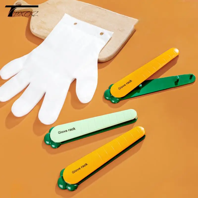 

New Bag Clips Wall Mounted Glove Clip Creative Hanging Hooks Home Utensils Storage Kitchen Accessories