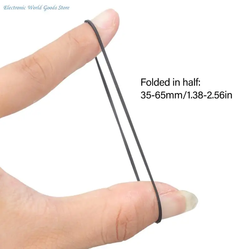 A3PD 20PCS 정사각형 카세트 테이프 기계 벨트 모듬 벨트 혼합 35-65mm 1.2mm