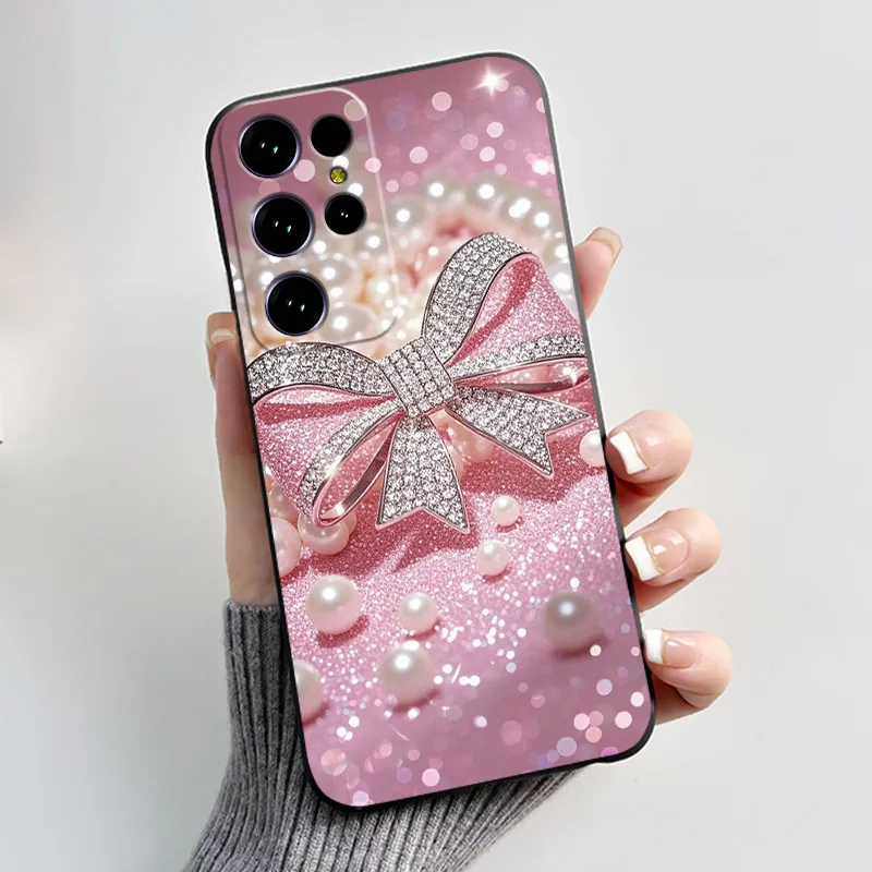 Aesthetic Cute Cat Cartoon Black Soft Silicone Shockproof Phone Case