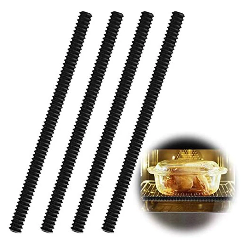 Oven Rack Protector 1Pc Loaded Heat Resistant Silicone Oven Guard Child Safety Protection Toaster Baking Edge Guard