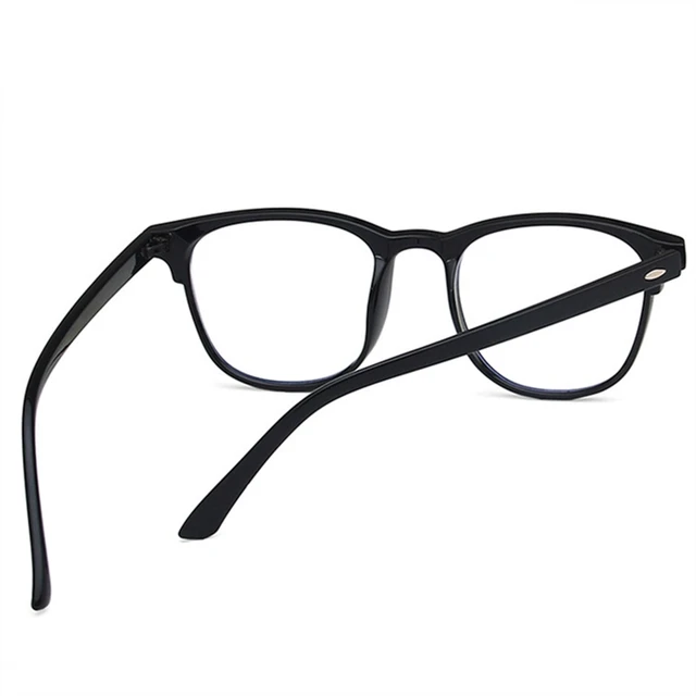 -1.0-1.5-2.0-2.5-3.0 To -6.0 Transparent Finished Myopia Glasses Men Women Black Eyeglasses Prescription Shortsighted Eyewear