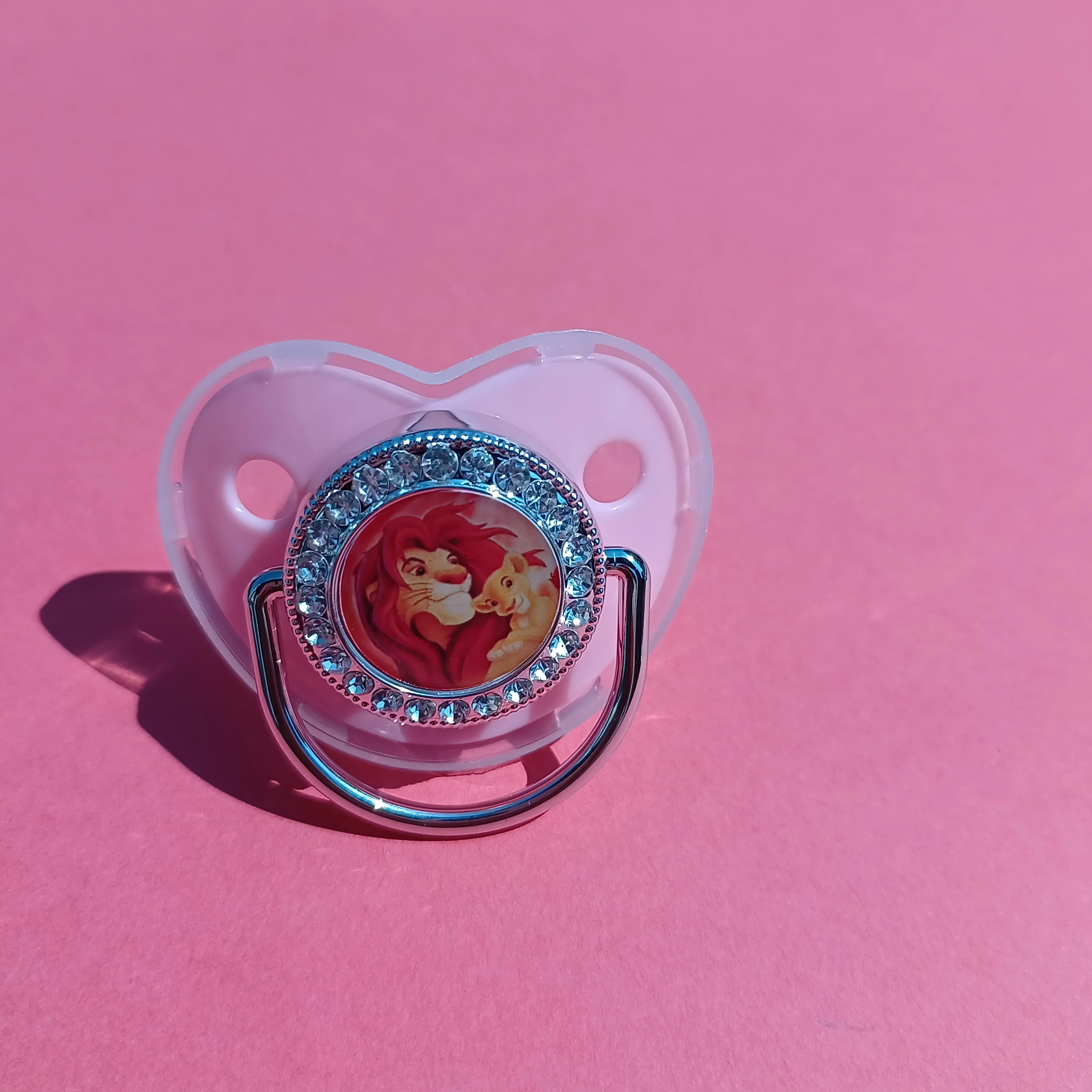 Mickey Maus & Daisy Cartoon Perlen Schnuller Clips Halter Infant BPA FREI Food Grade Silikon Kauen Flache Schnuller Brustwarzen Pflege