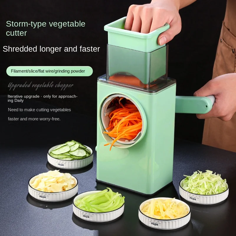 

Multifunctional Chopping Artifact Storm Shredder Shred Slicer Household Kitchen Shredded Potatoes Grater