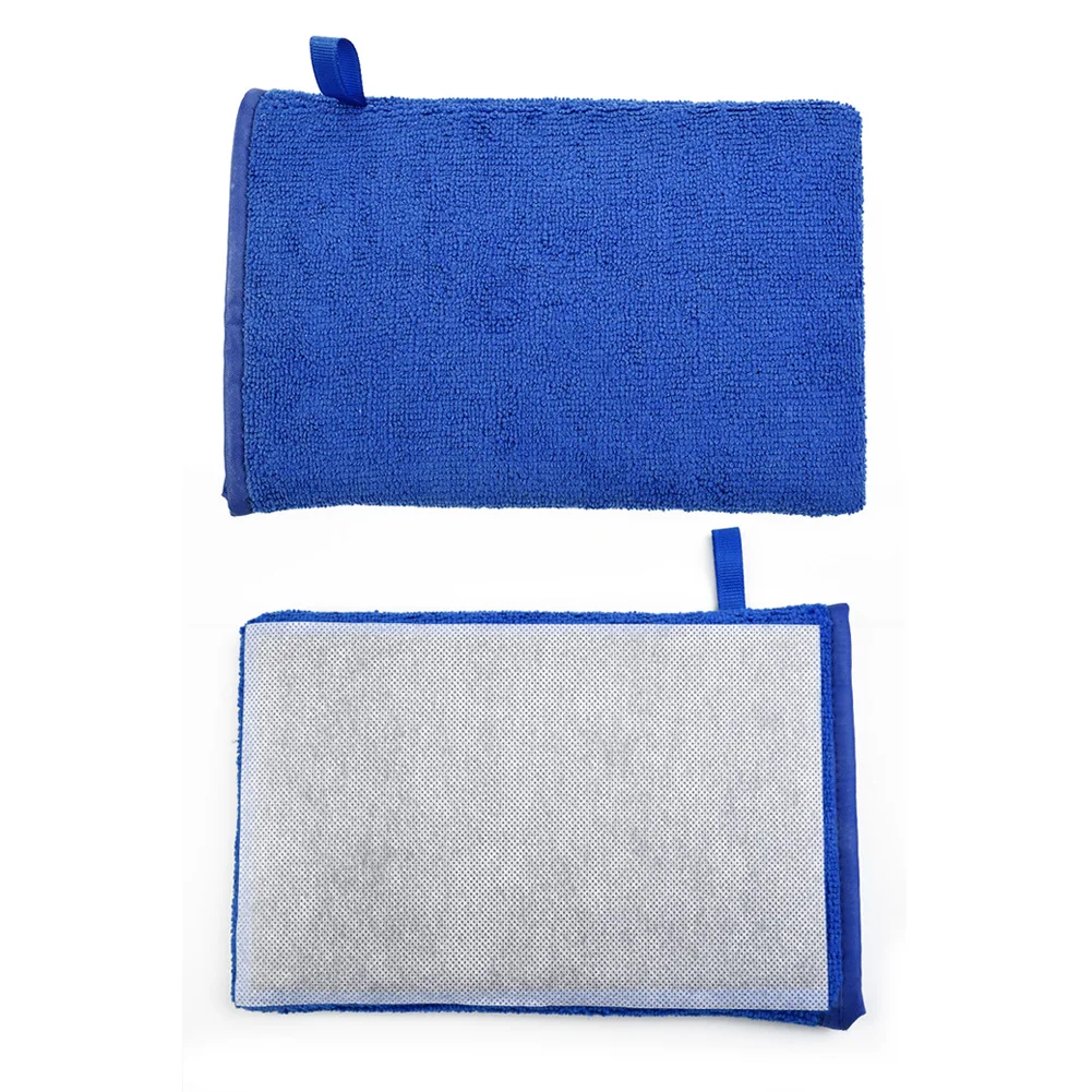 

High Quality Car Wash Gloves Towel Cloth 22.5*15.5cm Faster Detailing Cleaning Microfiber + Clay Bar 1 Pcs Blue