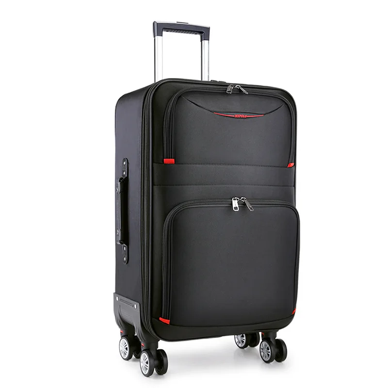 Large Capacity Luggage Men's Universal Wheel Student Oxford Cloth Code Travel Suitcase Business Suitcase Trolley Case Female