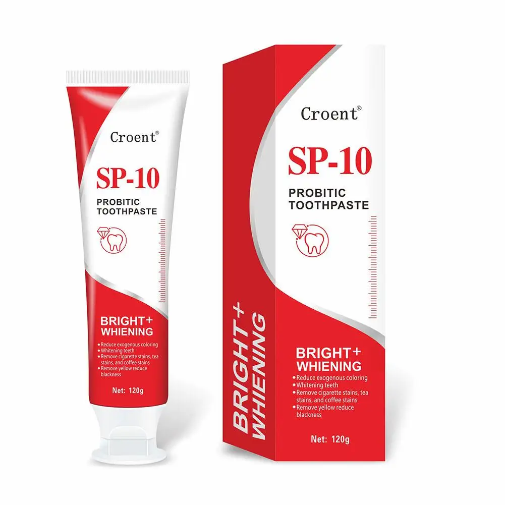 SP-10 Probiotic Toothpaste Remove Plaque Stains Fresh Breath Oral Hygiene Cleaning Dental Health Care 120g