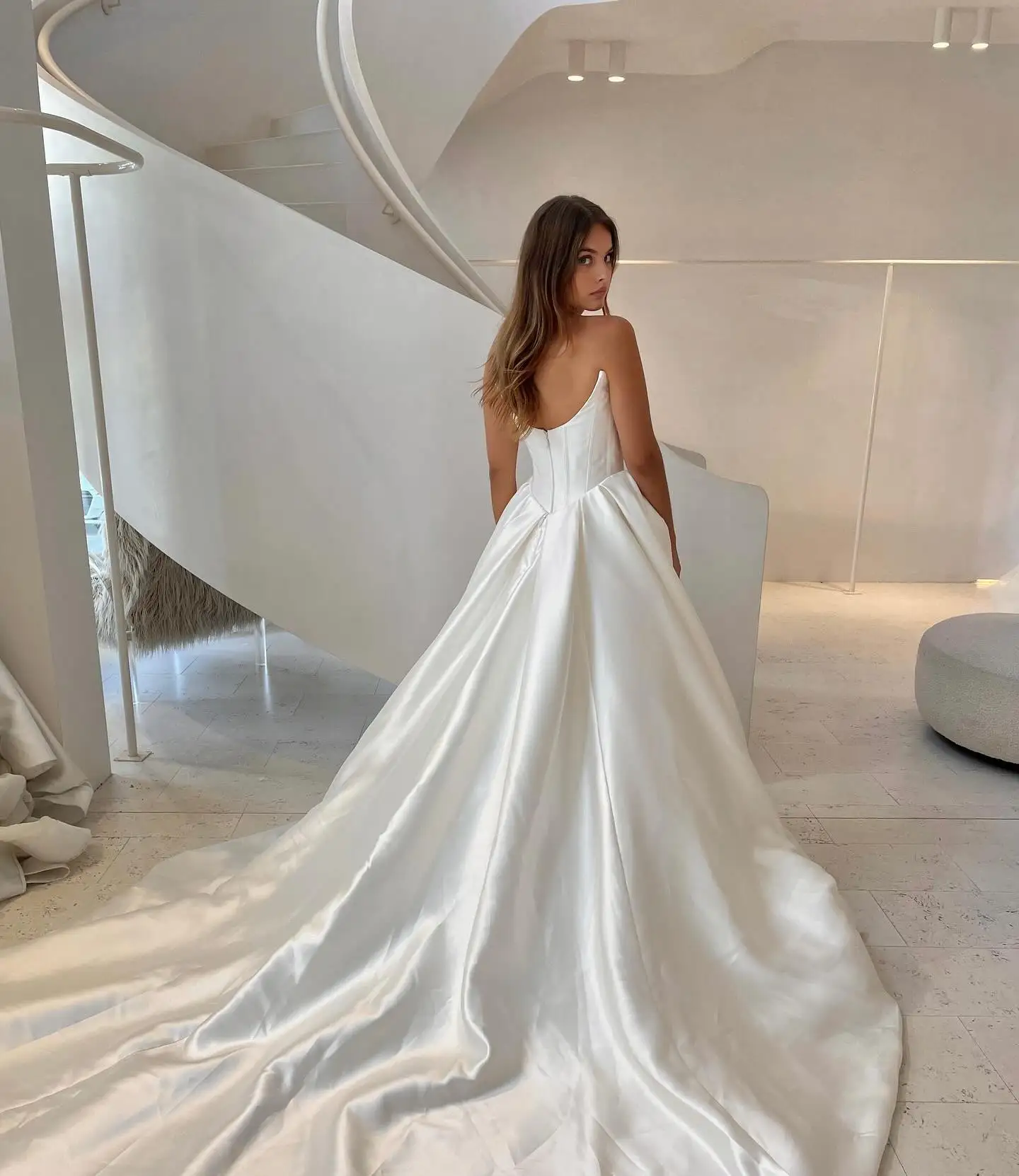 Novia Sencillos Vestidos De Novia Corte Princesa 2020 Sencillos Y