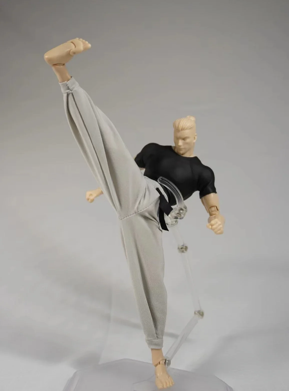1/12 Scale Soldier T-shirts Pants Model For 6'' Romankey X COWL (no figure)