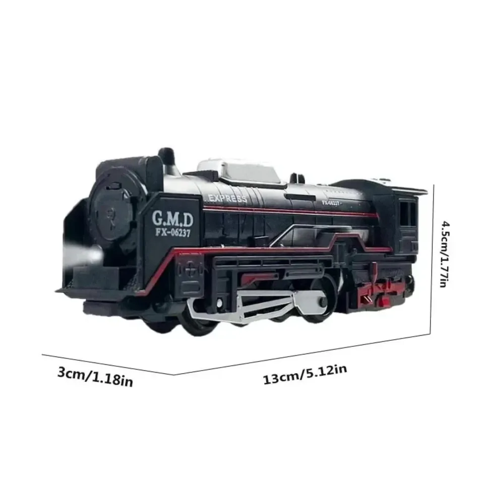 Electric Freight Set With Light-Up Tracks, STEM Railway Toy Kids, Interactive Christmas Train Gift For Boys & Girls_voghion.com