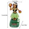 Car Dashboard Decorations Solar Dancing Figure Toy Hawaiian Shaking Head Dancer Girl Dashboard Hawaii Dancing Girl Decorations 6