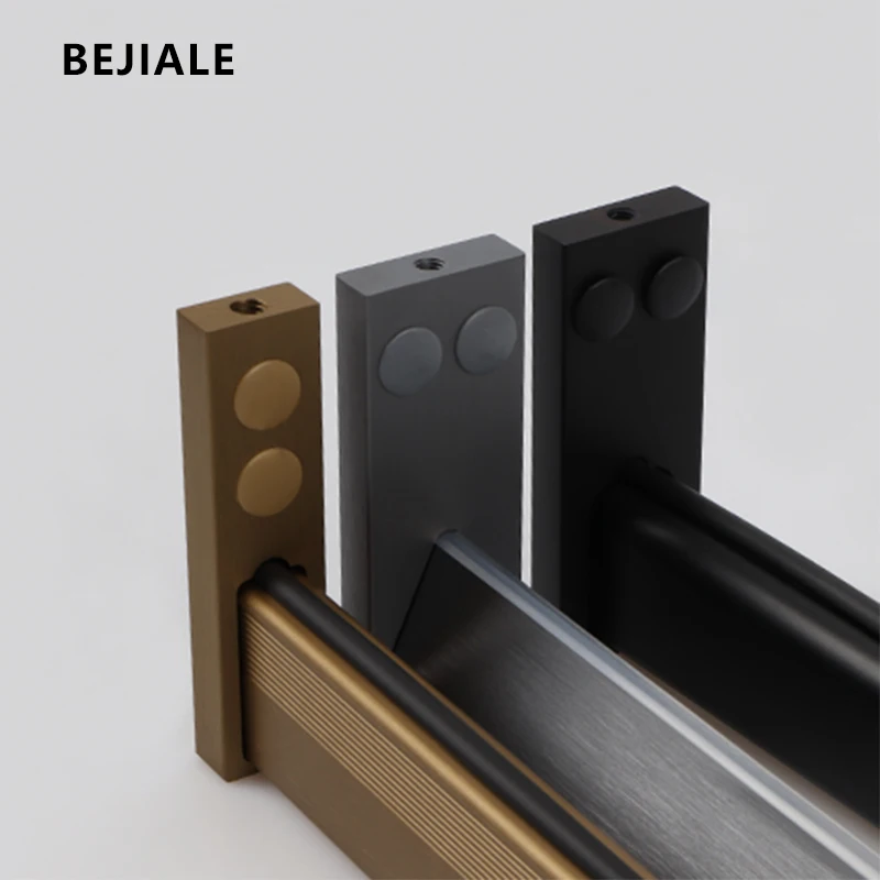 Square Wardrobe Hanging Rod Cabinet Top Loading Side Loading Through Rod Cabinet Anti-slip Silent Horizontal Fixed Seat