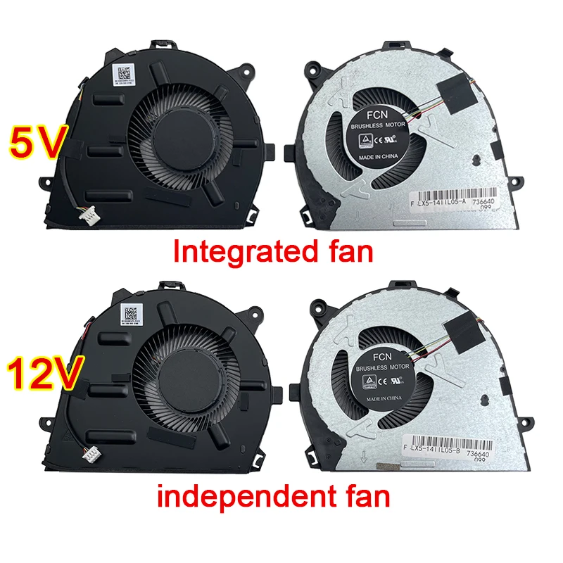 

NEW CPU Cooling Fan For Lenovo IdeaPad 5-14IIL05 Xiaoxin AIR-14ARE 14ITL 14IIL 2020 2021 DFS2009129G0T FM9M DC12V DFS2001059FOT