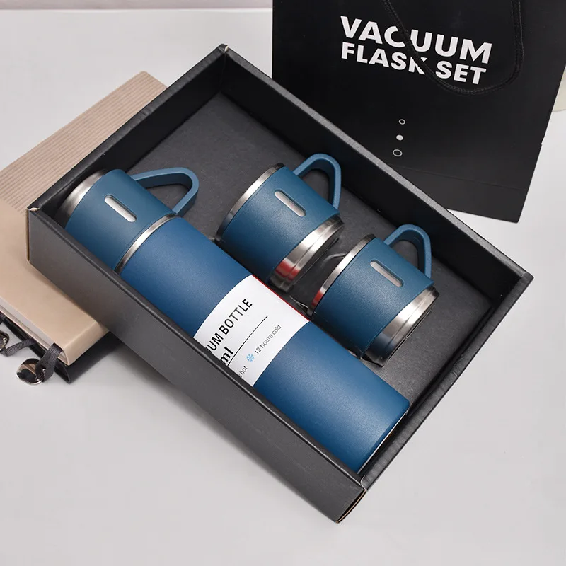 

304 Stainless Steel Insulated Cup Set Portable Cup Office Three Piece Set Portable Sports Travel Coffee Business Water Cup