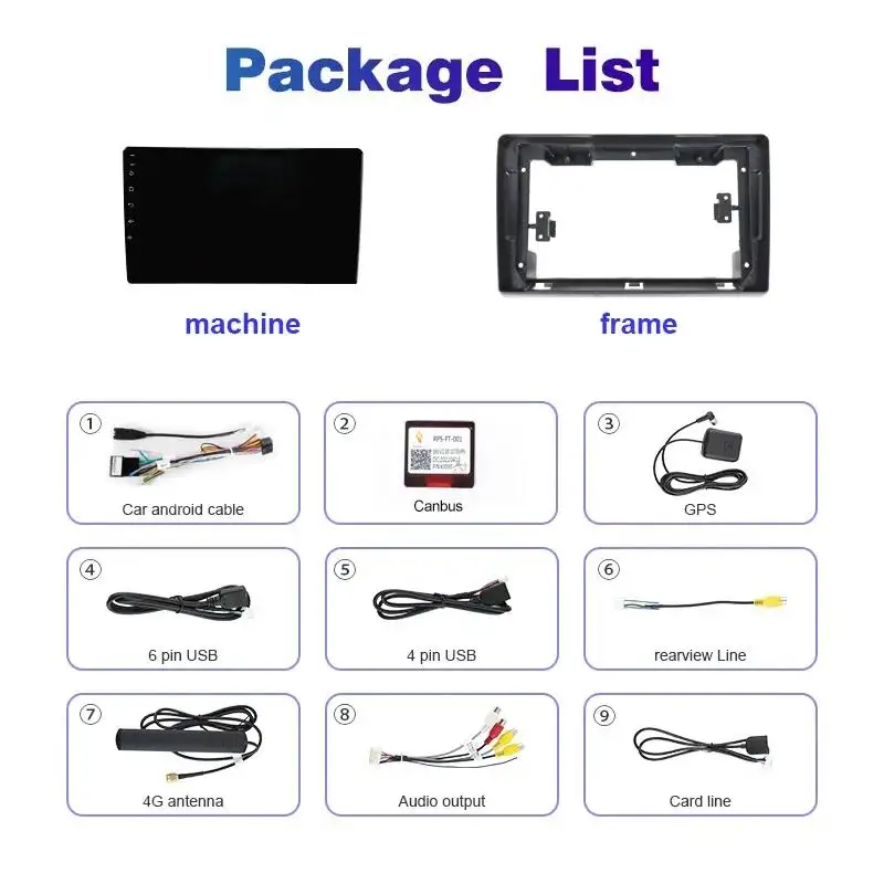 4G 64G VECHTEL 9 Bluetooth-Autoradio für FIAT DUCATO 2010/Citroen Jumper/Peugeot Boxer Carplay Android Auto,DSP EQ,1280 * 720,WiFi GPS Navi,Mirror Link,RDS/FM Radio 2 Din mit AHD Rückfahrkamera