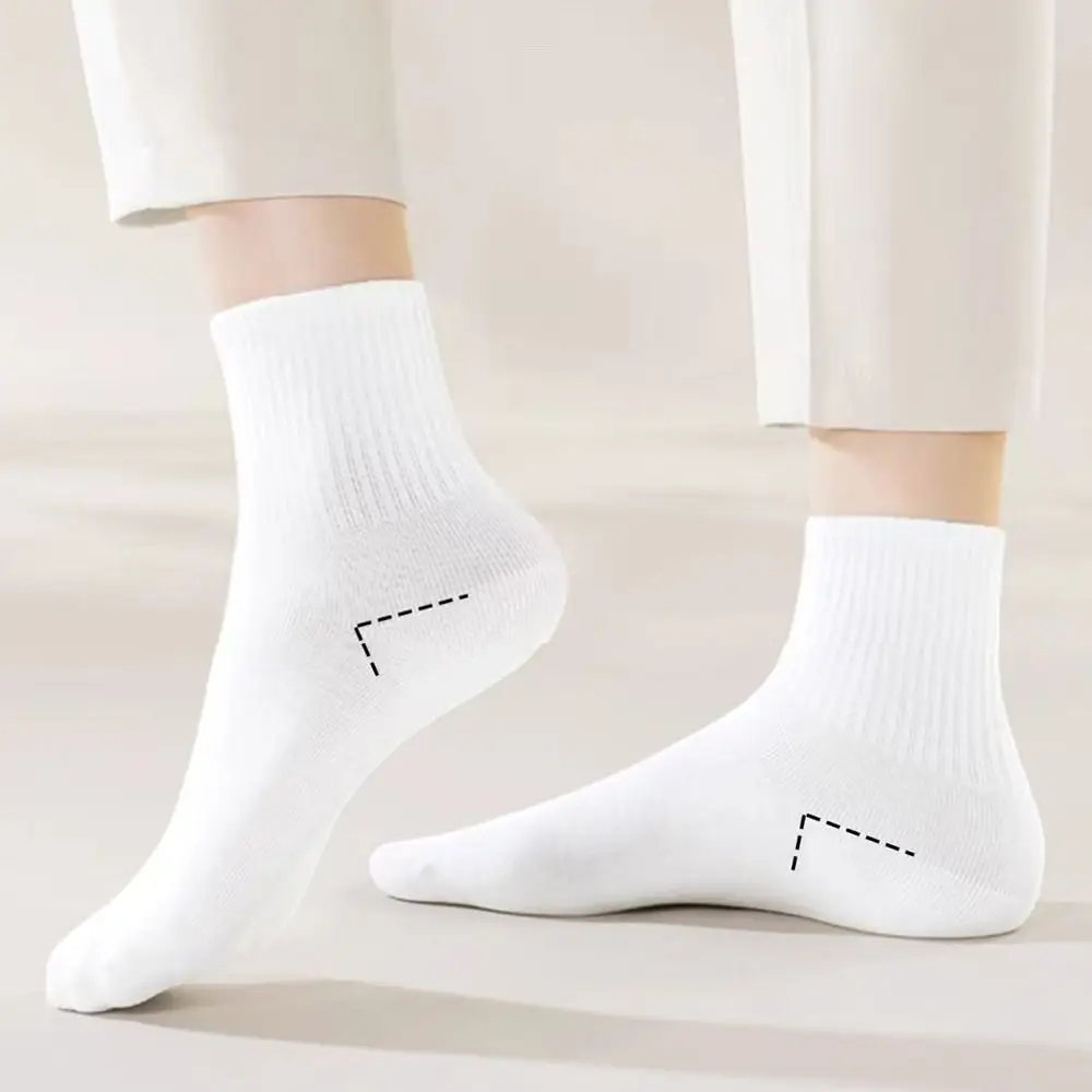 Tragbare 35–43 Einwegsocken, weiß, schwarz, grau, Polyester, Einwegstrumpf, weich, atmungsaktiv, Reisezubehör, Socken für Unternehmen – Detail 11