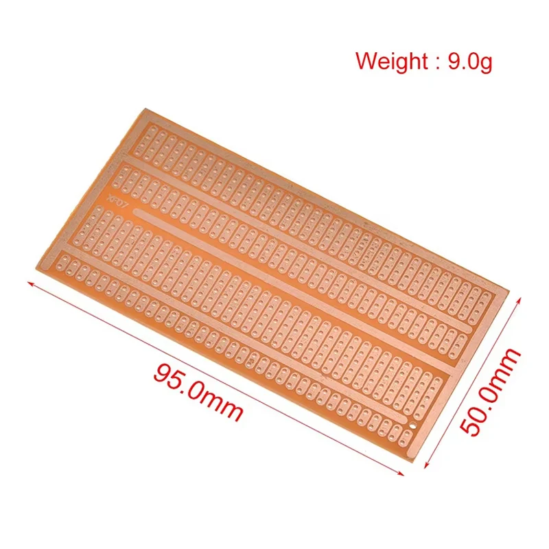 5/10PCS 50x95MM 5*9.5CM DIY Prototype Paper PCB Universal Experiment Matrix Circuit Board 2-3-4-5 Connected Holes 5x9.5CM