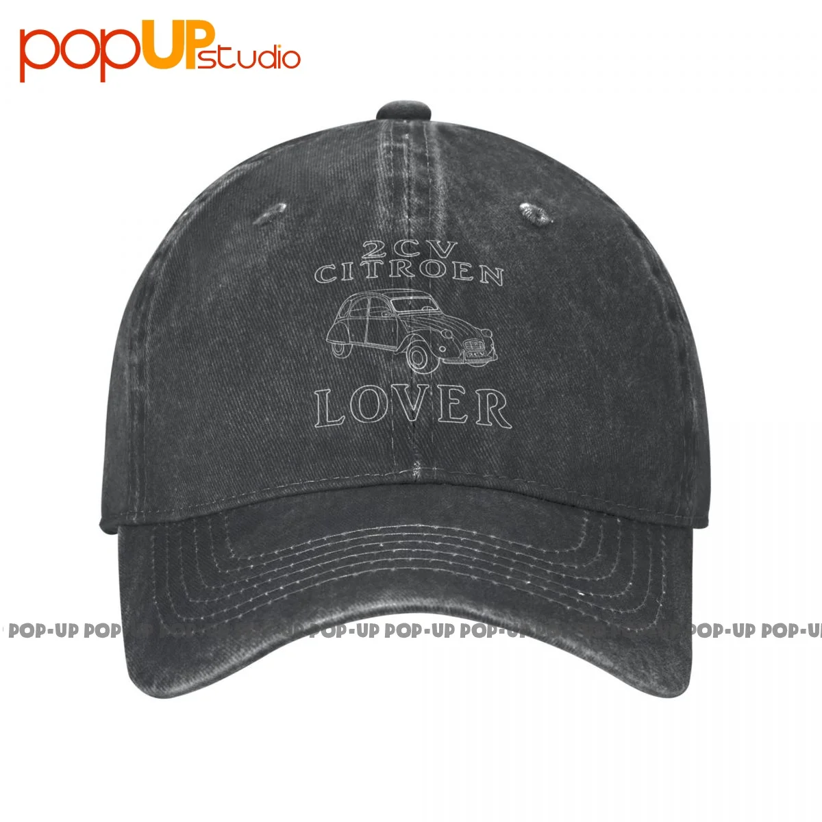 Citroen 2Cv Lover Washed Denim Berretto Da Baseball Trucker Cappelli Hip Hop Best Seller