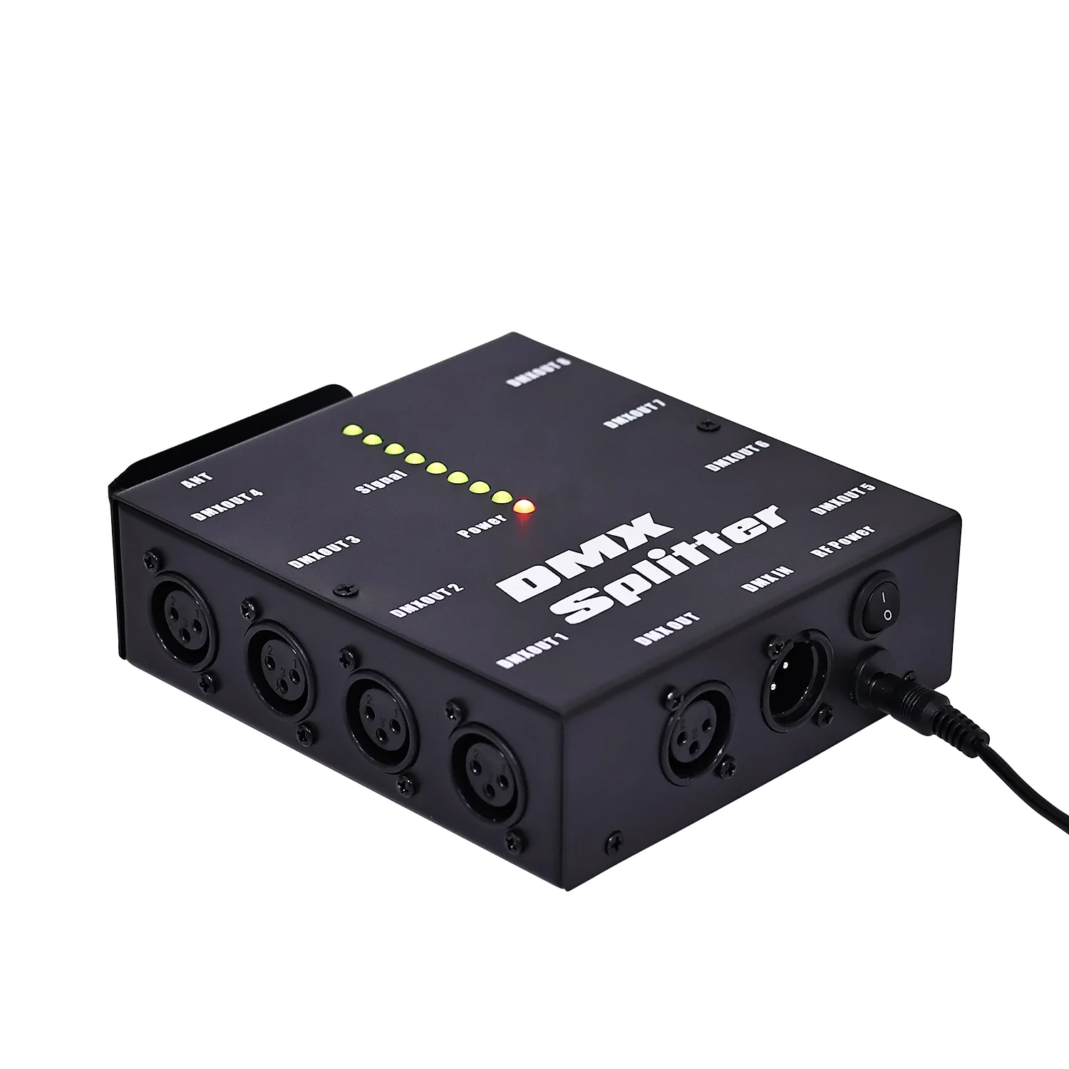 DMX Splitter 3PIN 新品未使用品 8 Way Isolated DMX Splitter - 8 Branch Universal Splitter
