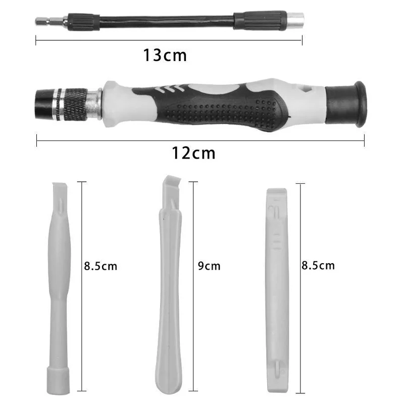 Multi-purpose Household Repair Tools Kit 115 In 1 Set Magnetic Mini Screw Nuts Bits for Watch and Phone Disassembly and Repair