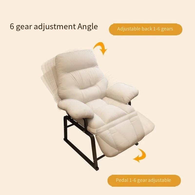 Sofa Chair Cama Sofa Home Lazy Sofa Chair Comfortable Sedentary Office Computer Reclining Back Chair Adjustable Recliner Bed