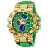 STRYVE New Men's Sport Watches Shock Resistant 50M Waterproof Wristwatch LED Alarm Stopwatch Clock Watches Men 8030 5