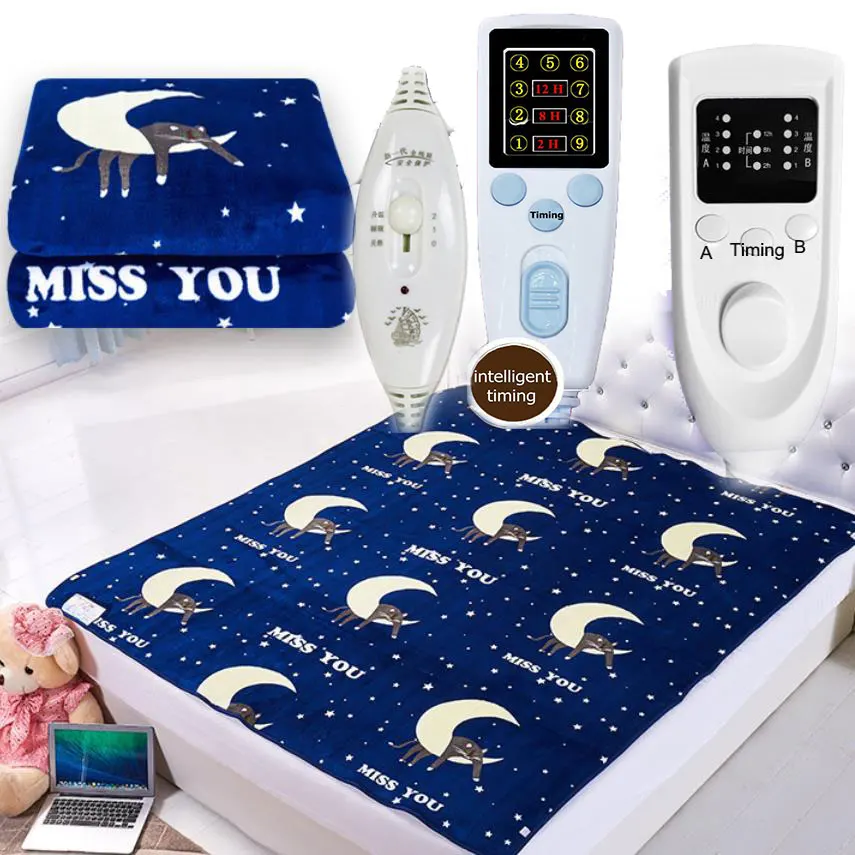 

Роскошное Фланелевое электрическое одеяло, Электрический матрас, электрическое одеяло, толстый ковер с подогревом, Электрический коврик, подогреватель тела