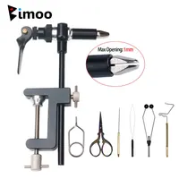 C-Clamp Fly Tying Vise W/ Hardened Steel Jaws 200D Thread Kit Bobbin Holder Threader Fly Tying Tool Kit 1