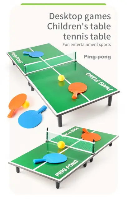 Jogo Mini Tênis de Mesa Ping Pong - Gorila Clube