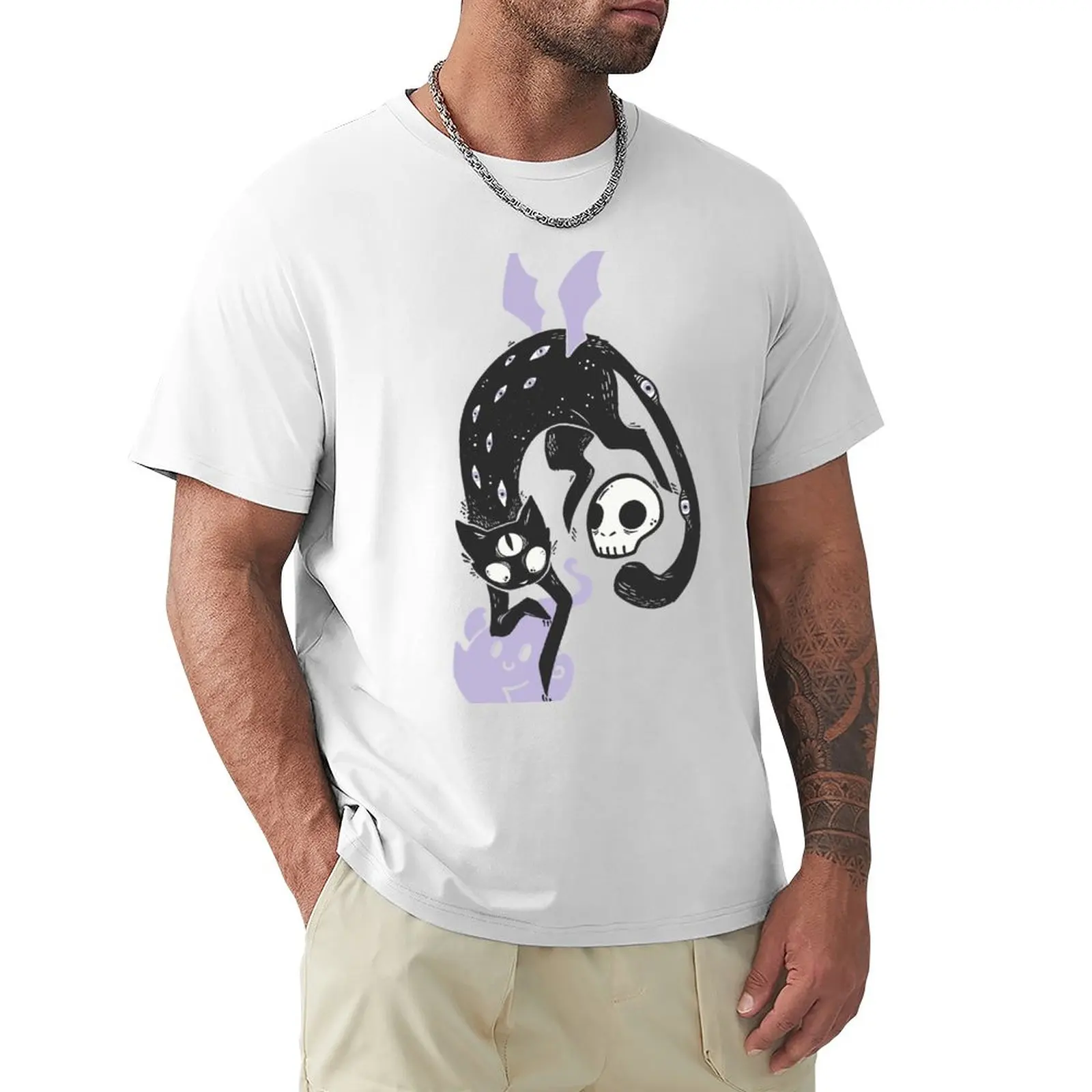 

Creepy Cute Black Cat T-Shirt blacks kawaii clothes t shirts for men