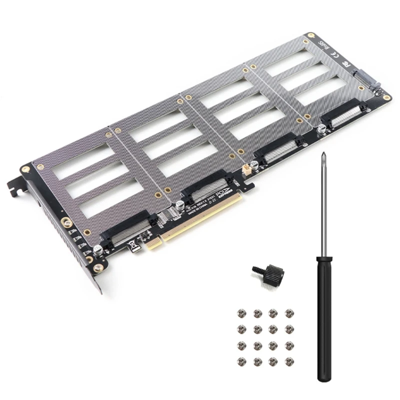 

PCI-E Riser SFF-8639 Adapter PCIe U.2 SSD to PCI for Express X16 Card Support U.2 SSD 2.5" SSD to PCI-E X16 Riser