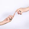 Kolmnsta céramique brossé noir anneau pour hommes femmes 4mm 6mm 8mm de large mâle bague de mariage mat anillos mujer grande taille 4 à taille 14