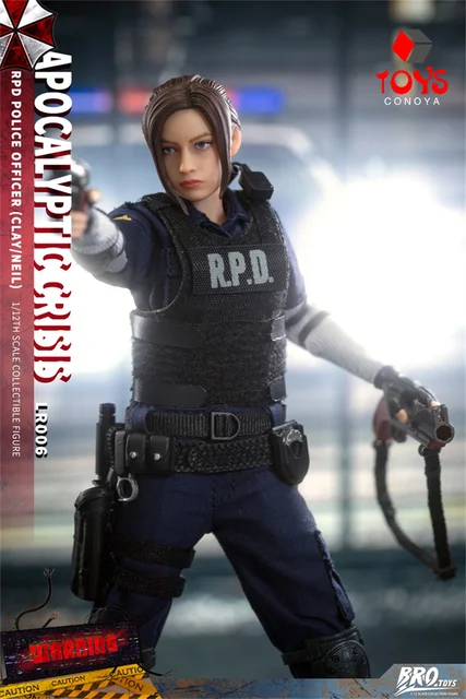 BROTOYS LR006 RPD Police 1/12ジル　クレア2体セット instock BROTOYS LR006 1/12 RPD Officer Jill & Claire Double
