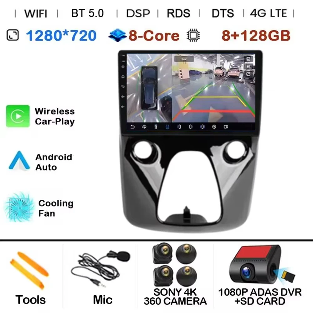 8G-128G 360 DVR