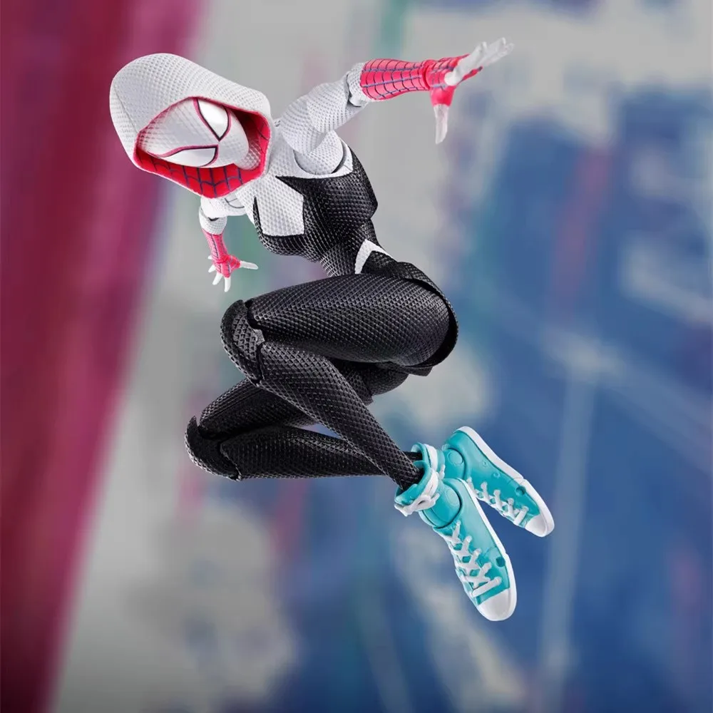 【海外限定】スパイダーグウェン MARVEL フィギュア スパイダーマン SHF レディアメイジングスパイダーマンスパイダーグウェン BJD
